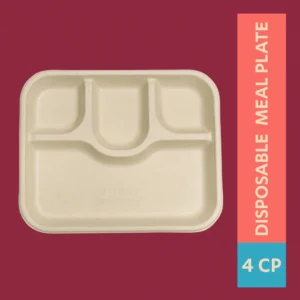 4CP  Disposable Meal Plate