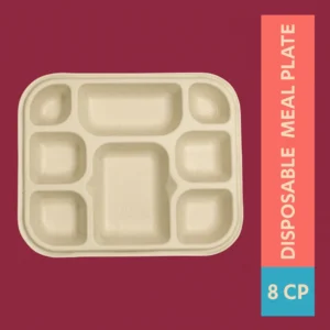 8CP Disposable Meal Plate